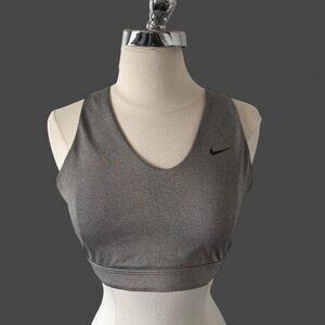 Nike grey sports bra with criss cross back #activewear #gym